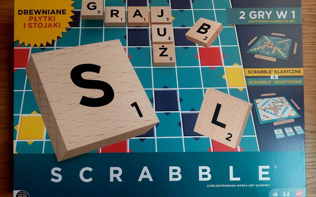 scrabble drewniane
