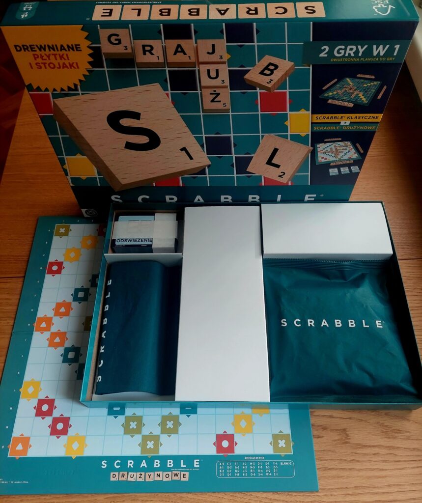 scrabble drewniane