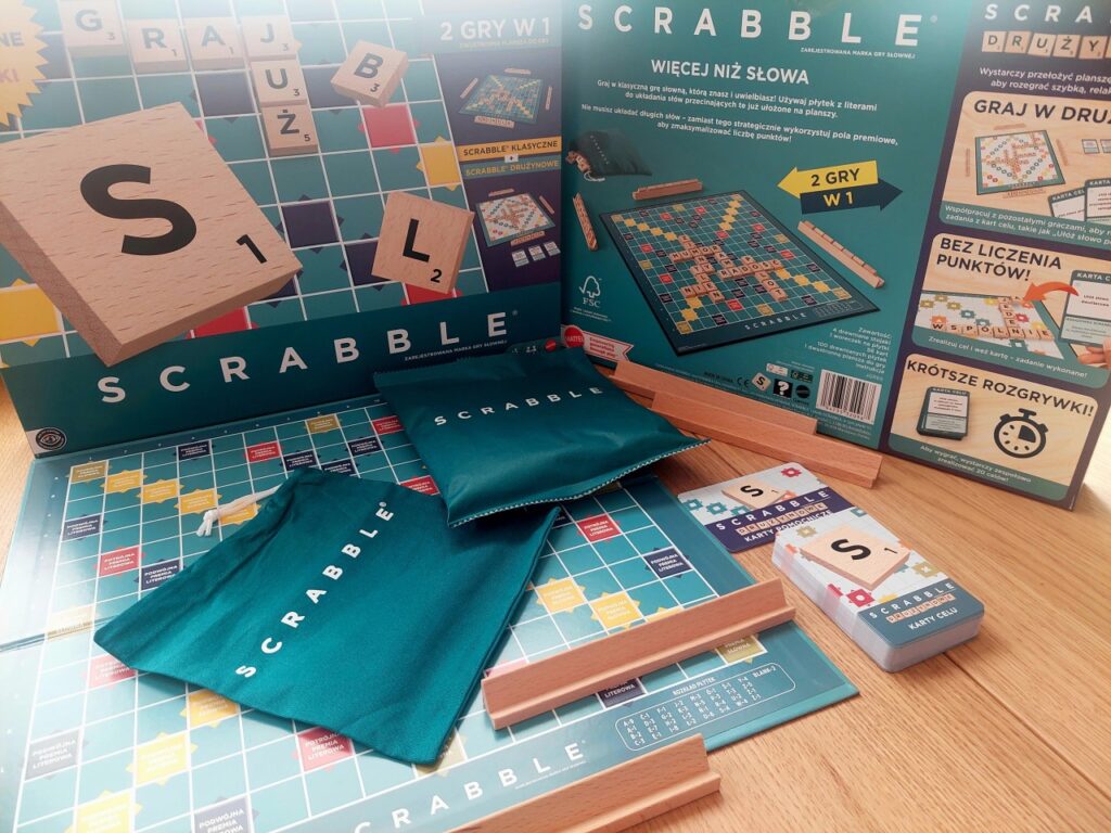 scrabble drewniane